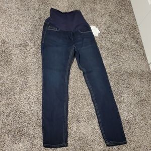 Old Navy dark skinny maternity jeans sz 6